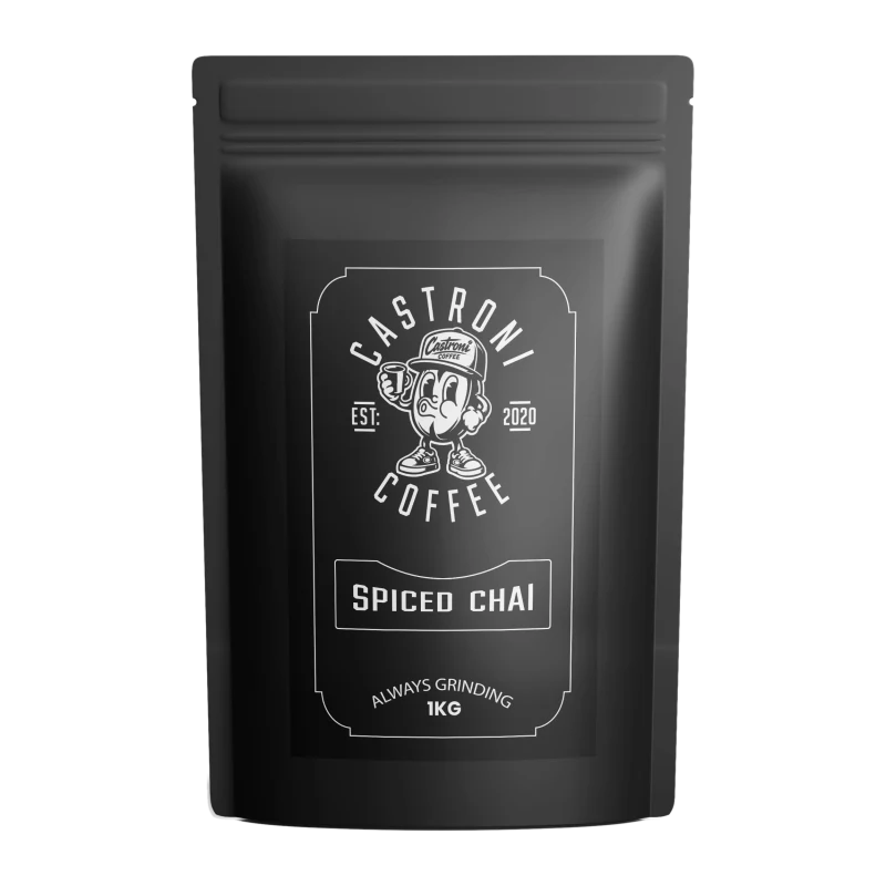 Castroni Coffee vegan spiced chai 1kg pouch